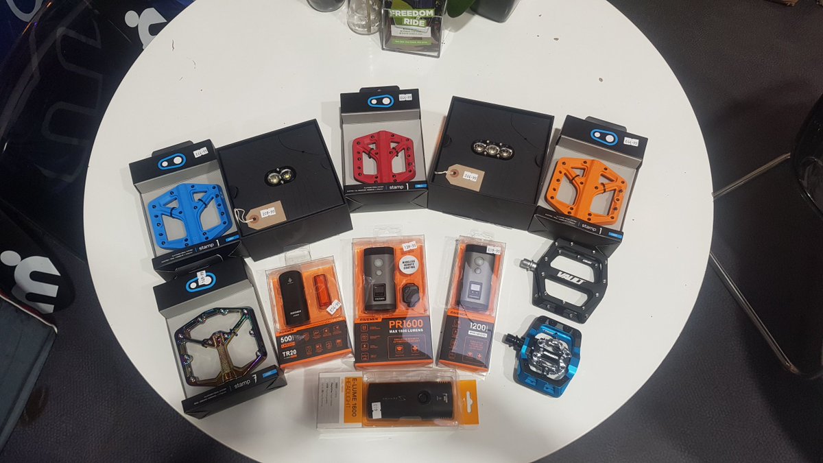 jccookcycles's tweet photo. Looking for last minute ideas here is just a selection we have in store, from grips, handlebars, lights to group sets, tyres and Bosch ebike upgrades. Come in and check them out open until 2pm today. https://t.co/zwK9dRX2mW