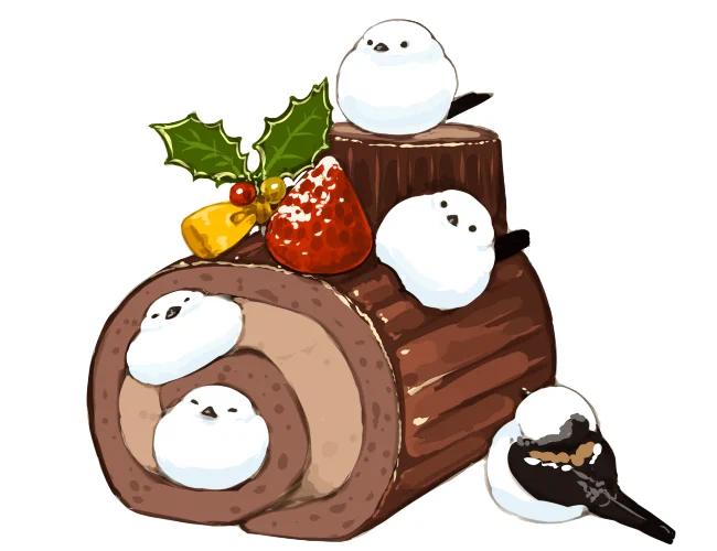 クリスマス! ケーキ!ターキー!プレゼント! 