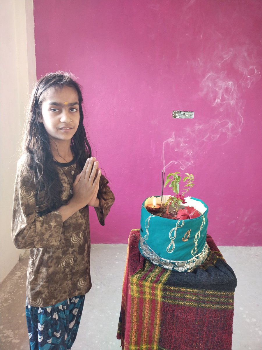 chhayameena75's tweet photo. @AmdAshram Tulsi Pujan Diwas is an amazing initiative by revered Sant Shri Asharamji Bapu which reminds us how useful Tulsi is for us. Tulsi destroys many harmful chemicals present in the atmosphere and provides oxygen for 24 hours.
#मेरी_संस्कृति_मेरा_गौरव https://t.co/MPIaGxB11u