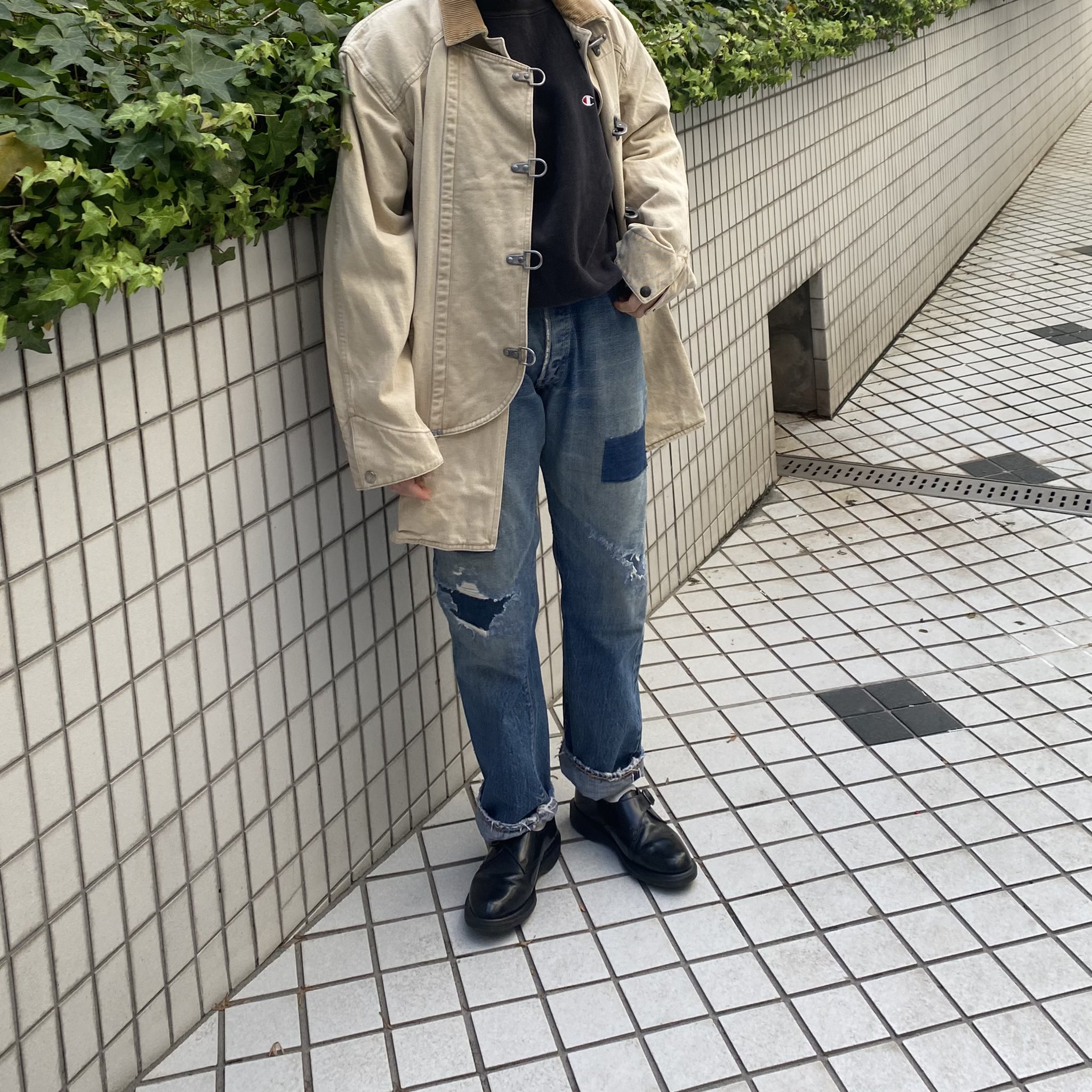 古着屋 Jam Vintage New Arrival Champion リバースウィーブ Black 25 190 Polo By Ralph Lauren ファイヤーマン 16 390 Levi S 501 66前期 W32 109 0 Dr Martin モンクストラップシューズ Uk4 22 5cm 7 590 古着屋jam 古着mix 古着