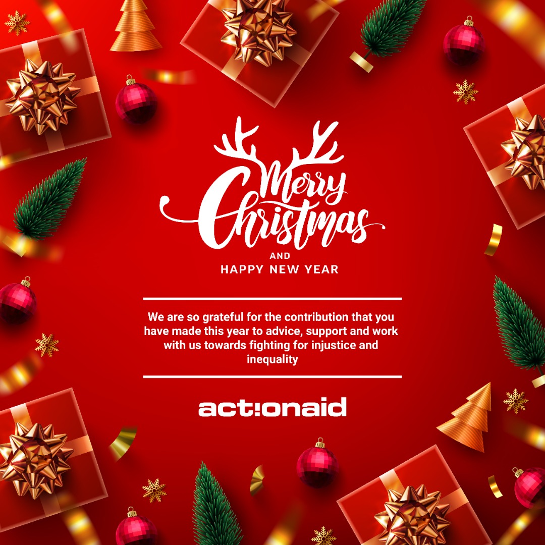 ActionaidTz's tweet photo. From us to You All. 

#MerryChristmas and #HappyHolidays https://t.co/JR8O2HRIkc