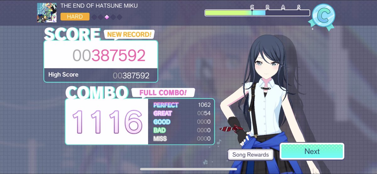 maybe_kana's tweet photo. also i got FC on this game i’ve been playing. Gonna practice the expert mode now :’D https://t.co/G0D7bzIzFb