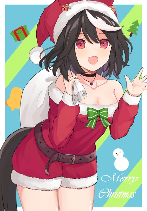 キタサンタさんがプレゼントをくれるようです🎁
#ウマ娘 #ウマ娘プリティーダービー  #キタサンブラック 