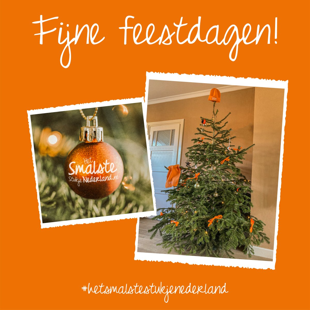 Het Smalste Stukje Nederland wenst je fijne feestdagen! 🧡