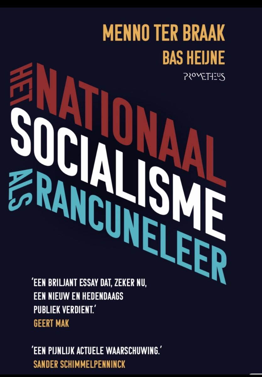 Bjheijne's tweet photo. ‘Een pijnlijk actuele waarschuwing.’ Rond 10 januari verschijnt de nieuwe editie van Menno ter Braaks klassieke, ‘briljante’ essay, met een inleidend essay van mij en warme aanbevelingen van Geert Mak, @SanderSchimmelp @EricChrSmit en @roxanevaniperen Reserveren kan al. https://t.co/3k6eUOIpK0
