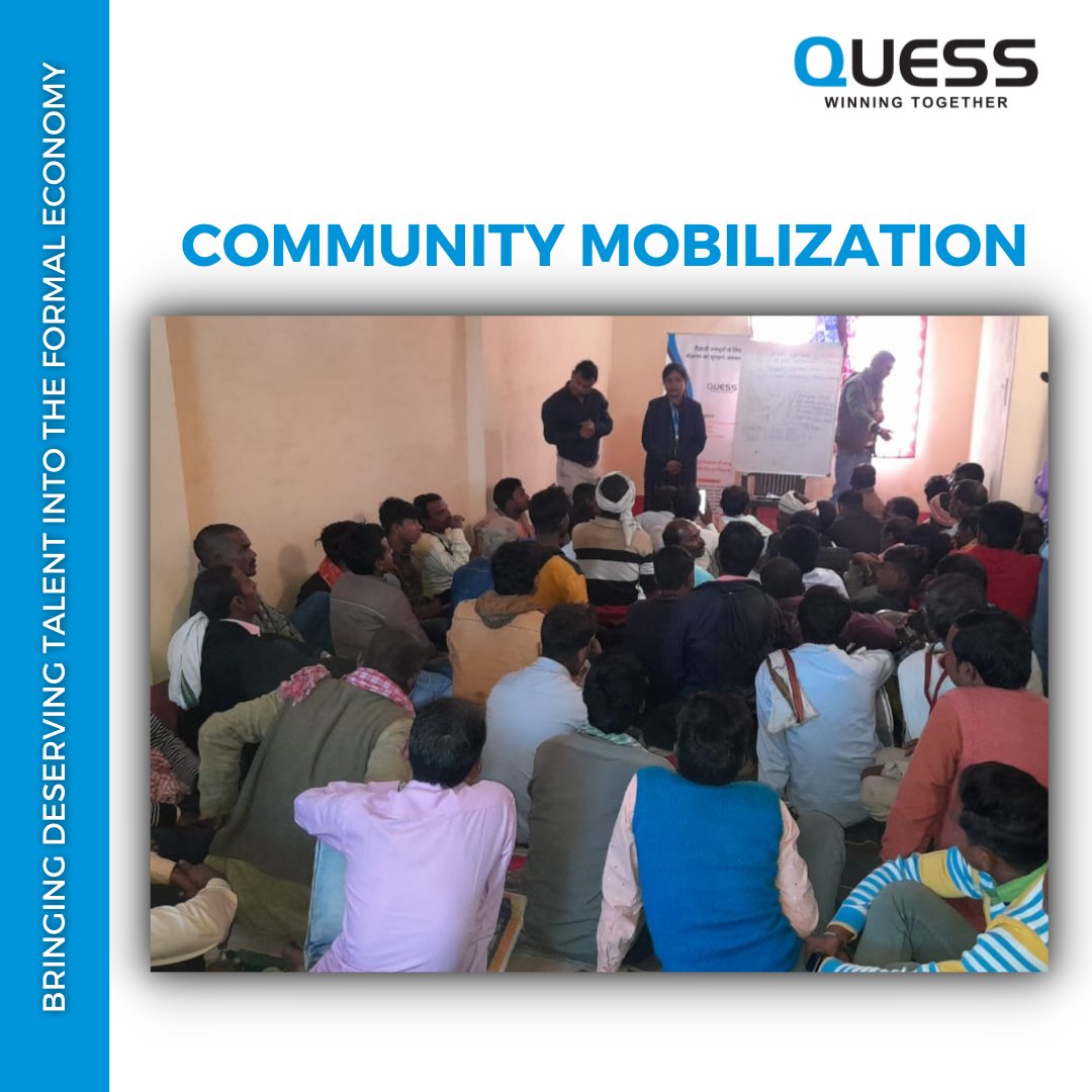 ExcelusLearning's tweet photo. We are making steady progress in moving workers to the formal sector. Here is a glimpse of our campaign at Sitamarhi, Bihar. More than 100 beneficiaries attended the event and close to 40 workmen have enrolled themselves for movement to work locations outside of the state.
#Quess https://t.co/XWnde0xKK7