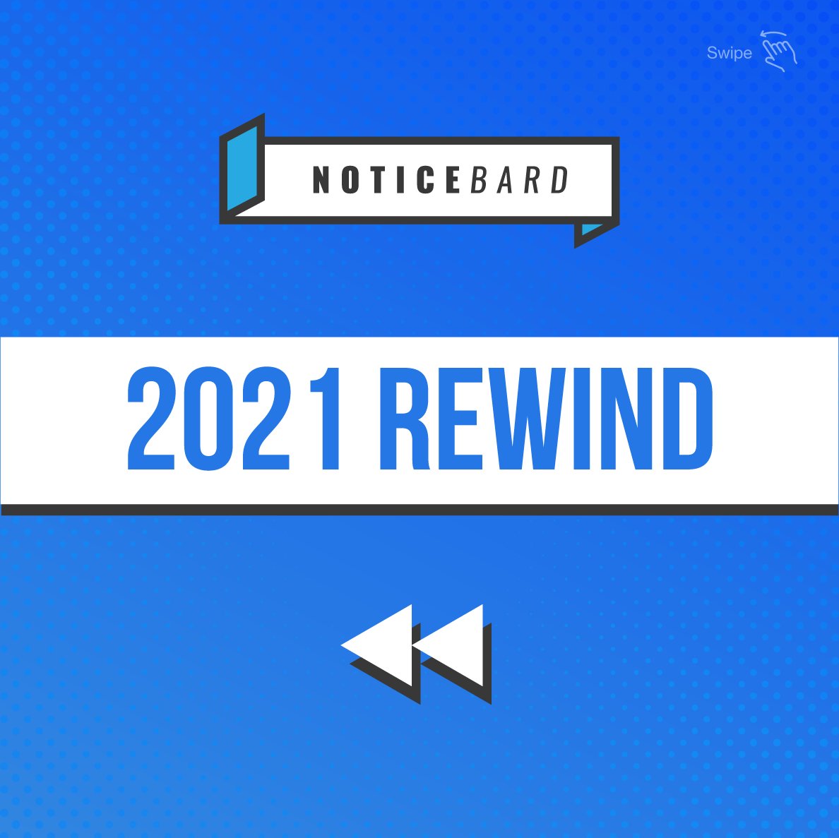 noticebard's tweet photo. A thread: Let's look back on this year with some numbers. 

Happy holidays!

#noticebardinnumbers #rewind #noticebardrewind #happyholidays #merrychristmas #happynewyear #happy2022 https://t.co/6e9VVil0GT