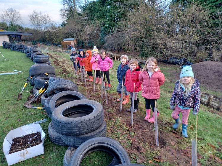 Our extensive tree planting project <a href="/RosemountPS/">Rosemount Primary</a>  has finally come to an end! All in partenrship with pupils P1-P7.
It has been special to witness the manner in which these children have enthusiastically cared for their small saplings and taken complete ownership of this project!