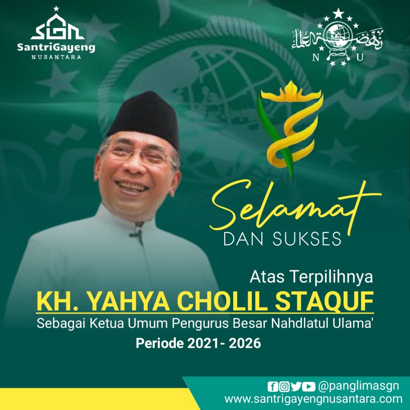 Amiiq13's tweet photo. Selamat dan sukses dengan ditetapkannya KH Yahya Cholil Staquf sebagai ketua umum PBNU periode masa khidmat 2021-2026.
Semoga Barokah

#TajYasin
#WagubJateng
#SantriGayeng
#SantriGayengNusantara
#Muktamar34NU https://t.co/ipPeQpbj2s https://t.co/XKO2ITr5Aa