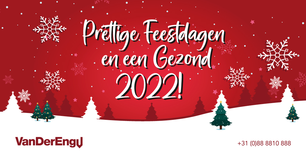Team VanDerEng wenst iedereen Prettige Feestdagen en een Gezond 2022!
Happy Holidays and a Healthy 2022 from everyone at Team VanderEng!

#feestdagen #happynewyear #kerstgroet