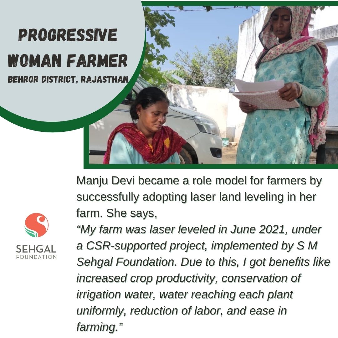 smsehgalfdn's tweet photo. Farming is not just a job, it is a way of life.
#farming #farmers #agriculture #womenfarmers #laserleveling #ruraldevelopment #sehgalfoundation https://t.co/GJF1suAMbh