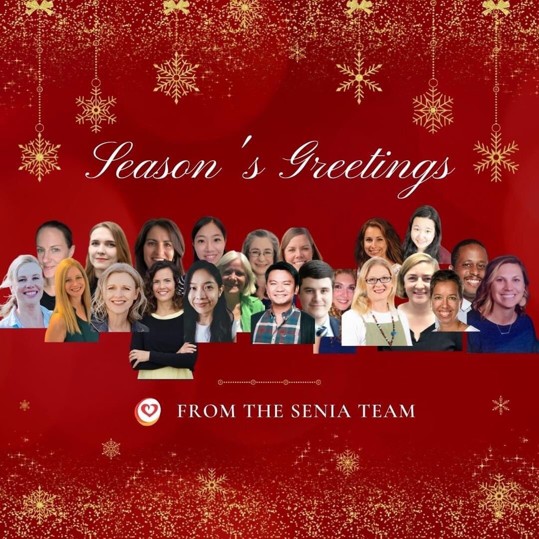 seniaworldwide's tweet photo. From everyone at SENIA Team, we wish you a very happy holiday season and a peaceful and prosperous New Year! #SENIACommunity https://t.co/Xf0CHGcN4K