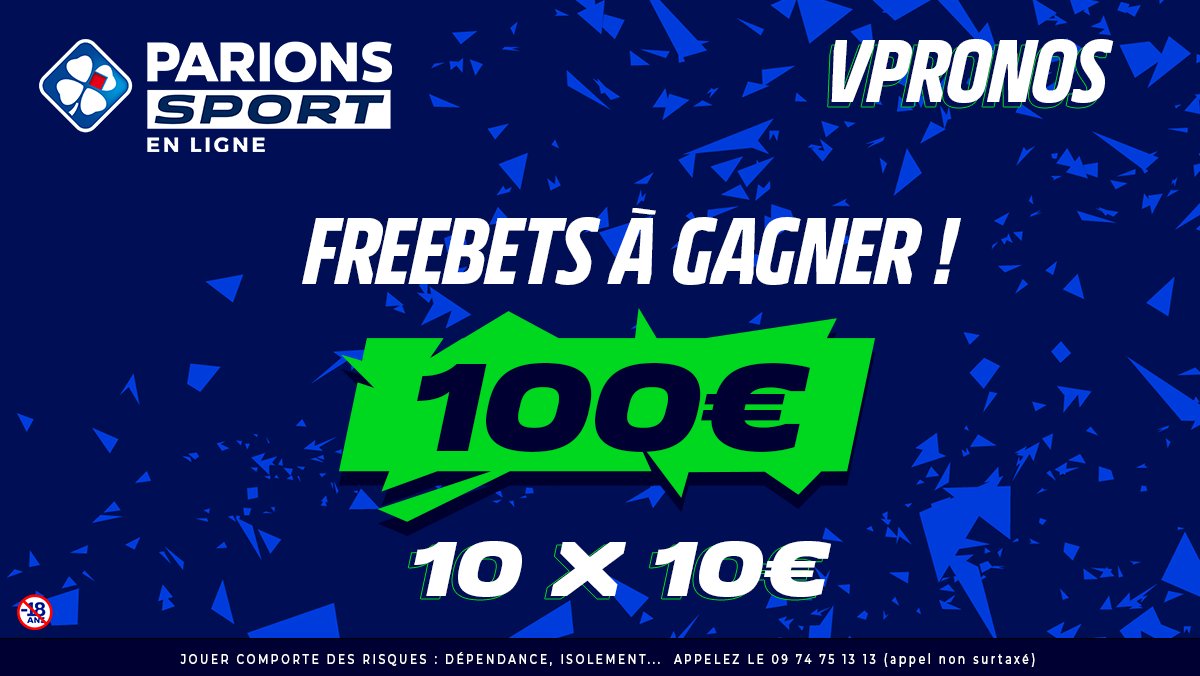 VPick_'s tweet photo. 🎅Noël @VPronos_ x @ParionsSport ☃️

🎁100€ de freebet à partager ! 

♻️RT + Follow @VPronos_ &amp; @ParionsSport 

🥂TAS le 26/12 

#TeamParieur #FreeBet https://t.co/Z4Fb85drF8