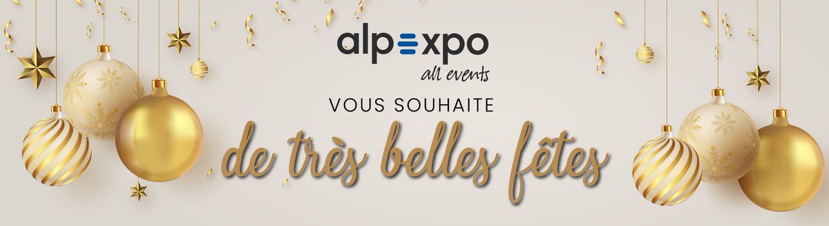 Alpexpo, le parc événementiel de Grenoble (@alpexpo) on Twitter photo Les équipes d’<a href="/Alpexpo/">Alpexpo, le parc événementiel de Grenoble</a> vous souhaitent de très belles fêtes de fin d’année ✨ Les équipes d’<a href="/Alpexpo/">Alpexpo, le parc événementiel de Grenoble</a> vous souhaitent de très belles fêtes de fin d’année ✨