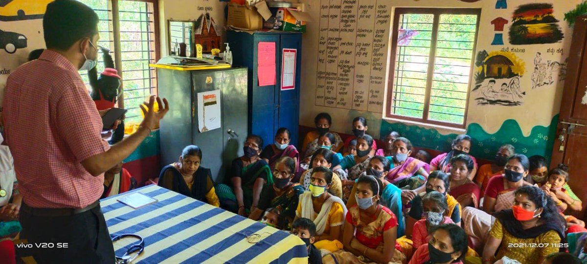 cmkmcmlr's tweet photo. World AIDS Day-2021 was observed by the Department of Community Medicine on 07/12/2021 through an awareness talk at Kathalsar Anganawadi, Paduperara, Kateel.@DrBUnnikrishnan @animeshjain1 @KMC_Mangalore @RameshHolla @drdarshanbb @ashokshenoyk @RadiologyRai @GattyNIthin https://t.co/dp1JSCYNb1