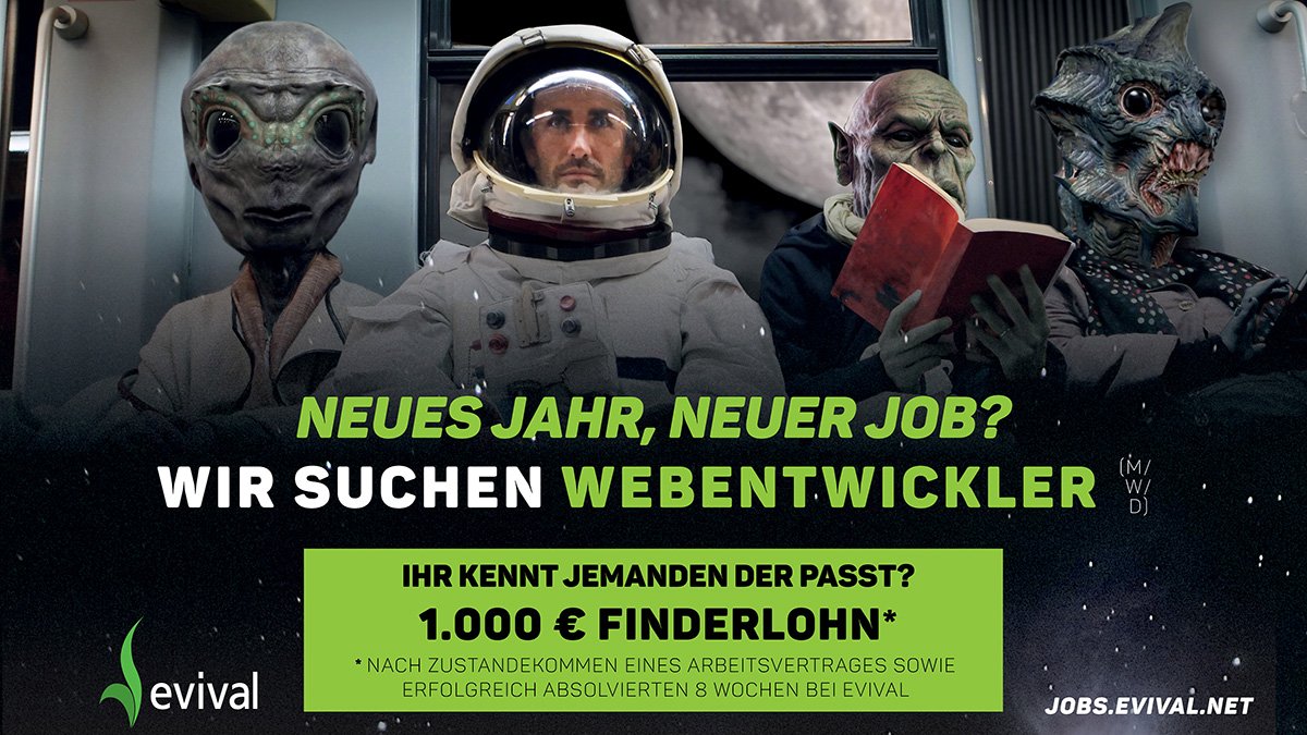 Wie wäre es mit einem neuen Job? Wir suchen #Webentwickler mit Erfahrung, Lust auf neue #Technologien und Lust, etwas zu bewegen.