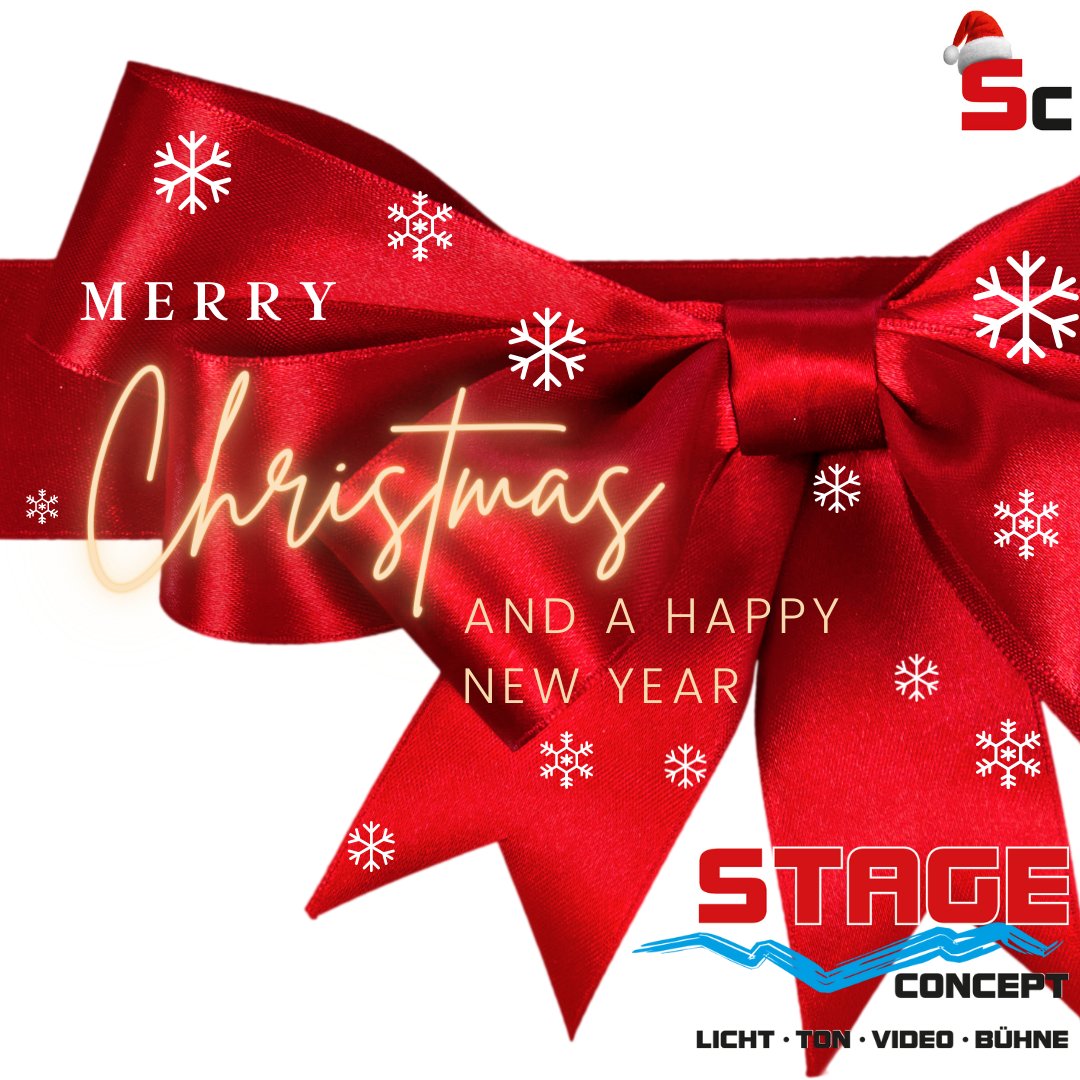 StageConcept's tweet photo. Wir wünschen allen Kunden, Freunden und Mitarbeitern fröhliche und gesegnete Weihnachten im Kreise Ihrer Liebsten. Bleibt gesund, und wir freuen uns auf ein baldiges Wiedersehen im neuen Jahr!

#stageconcept #merrychristmas #santaclaus #schönefeiertage https://t.co/7lHJIeyTla
