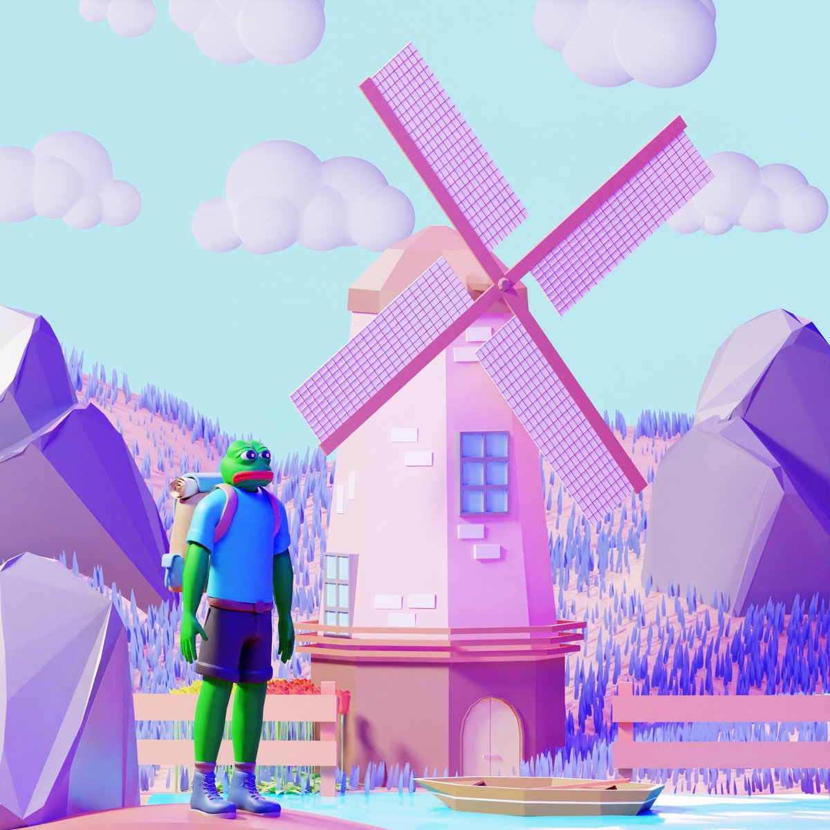 artsyGamex's tweet photo. Just created new contract and started new collection series on @withFND 🌐

Pepe On Adventure 🐸

Adventure 01 🐸
Windmill
https://t.co/DmHCROvwCb

Adventure 02 🐸
Skull Island
https://t.co/9S94zh5F8e

#pepethefrog #PEPEnft @jaggedsoft @Giga_Chad_Pepe @lucrafund @shibe888 https://t.co/xpIzsJt4Zo