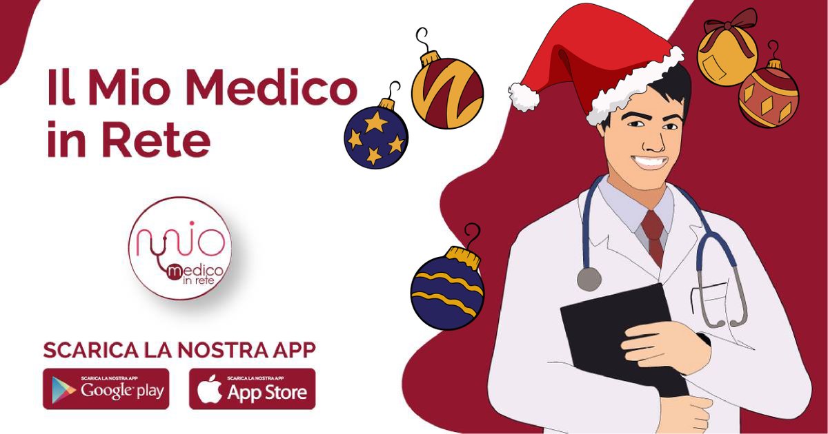 MioMedinRete's tweet photo. Il Mio Medico in Rete augura a tutti un felice Natale!
Vieni a scoprire la App sul sito https://t.co/64JD7HSAqg https://t.co/wsEKDjpWCP