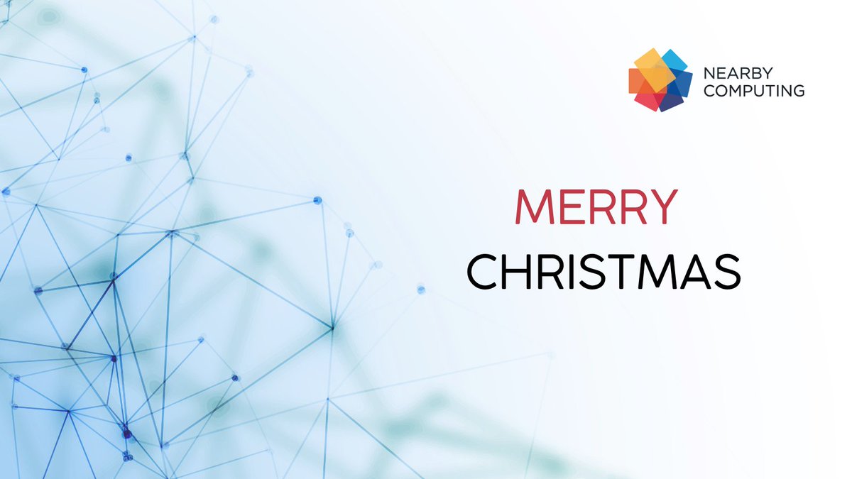 nearbycomputing's tweet photo. We wish you all merry christmas and a happy new year plenty of joy and opportunities! 🎉 #NearbyComputing https://t.co/7YtTR0tJxM