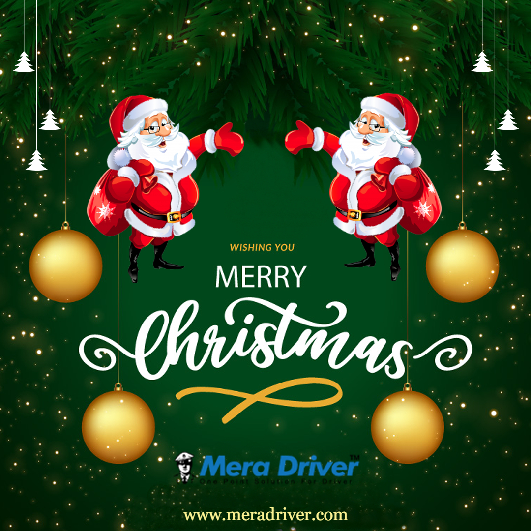 May the twinkling lights of Christmas fill your heart with hope. May Santa Claus🎅🏻 bring you everything you wanted.

😍hope that Christmas fills every corner of your home and your heart with joy😍🥳

🎄Wishing You All Merry Christmas From MeraDriver🎄🌲🎁

#christmas #celebration