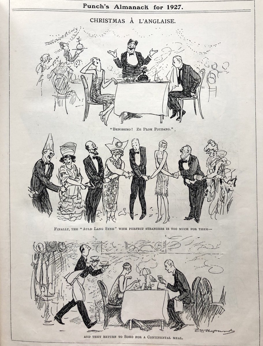 Ze plom pudang!
« Christmas à l'anglaise », E. H. Shepard, 1927 