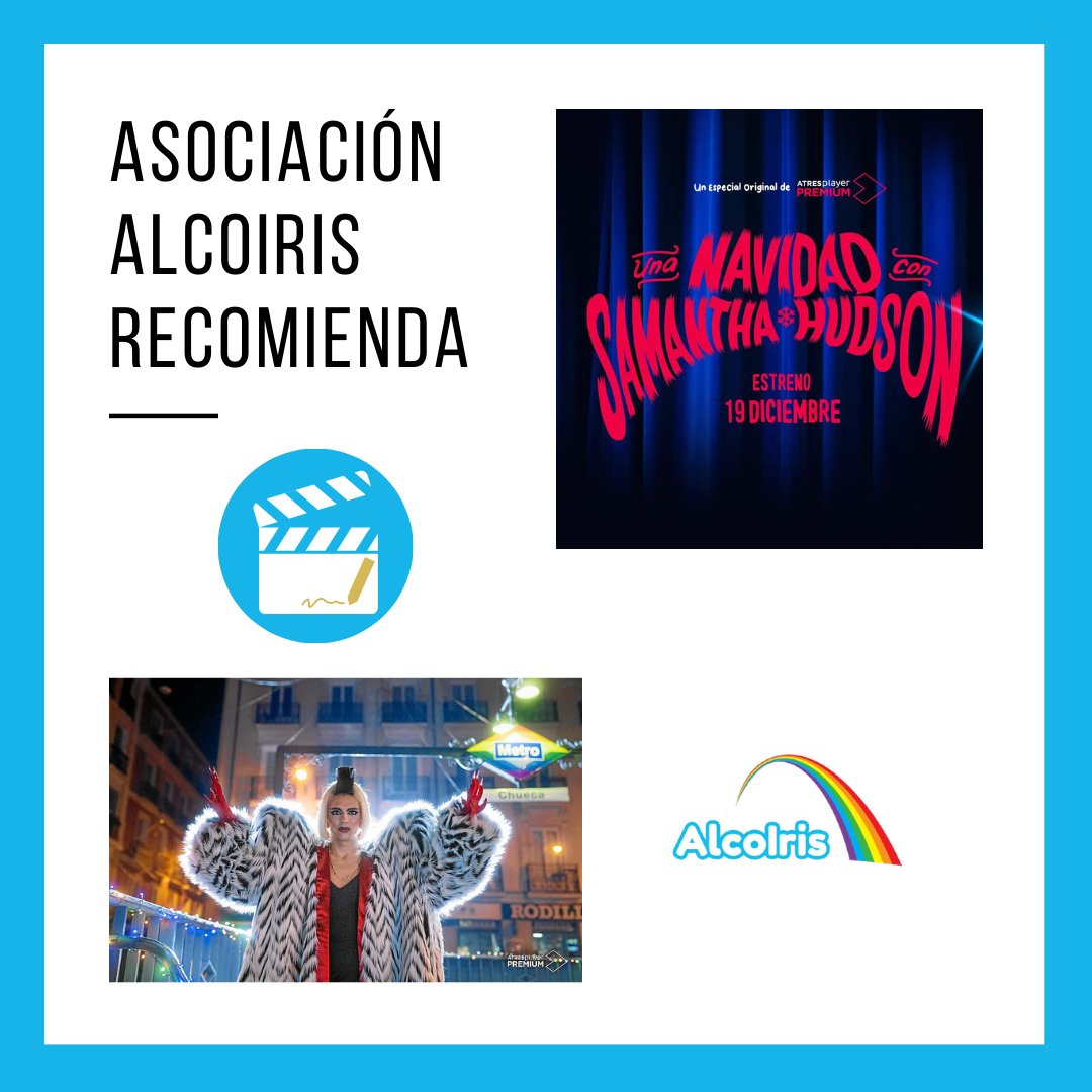 AAlcoiris's tweet photo. Hoy #AAlcoIrisRecomienda 'Una navidad con Samantha Hudson (@badbixsamantha)', el especial de Navidad que todas merecíamos este año ❤️

#FelizNavidad !!! 🎄🎁 https://t.co/EMzqBnhjQM