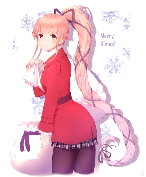 サンタカラーな由良です。メリークリスマス🎁 
