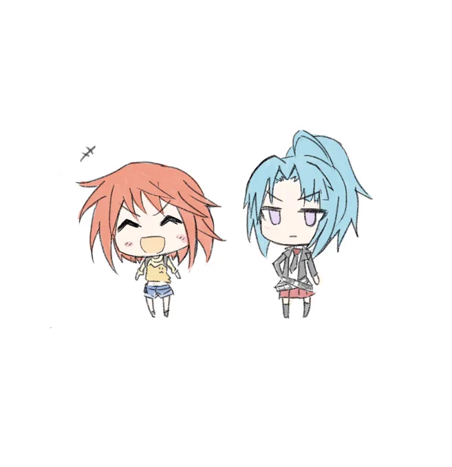 ちっちゃいリン怜
#アリスギアお絵かき 