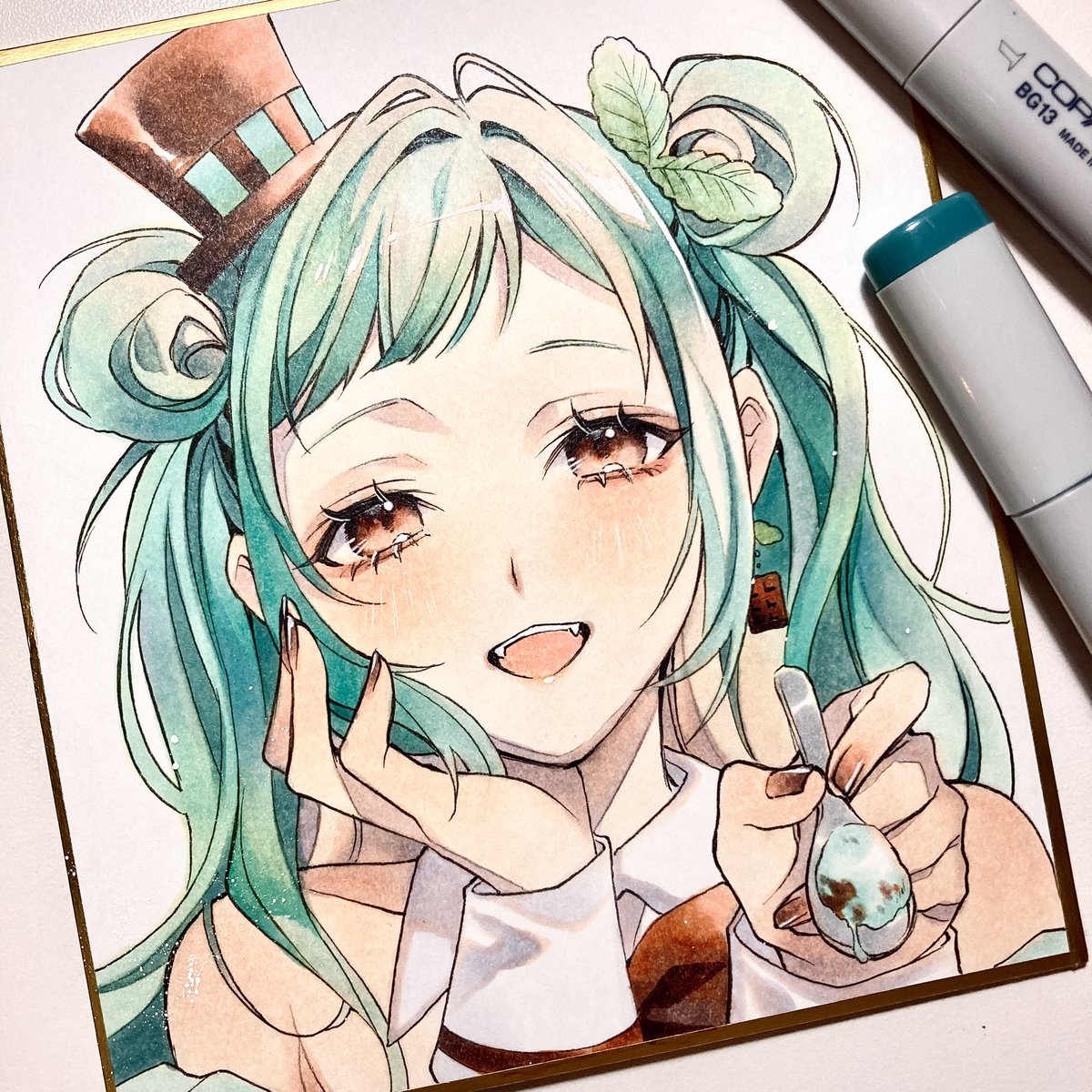 「」|優樹ユキ ❅ 池袋ロフト展示中のイラスト