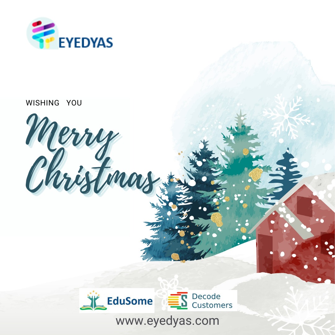 edu_some's tweet photo. Merry Christmas!
EyeDyas wish all a very happy, healthy and joyous Christmas!
#Christmas #EyeDyas #EduSome #ClientSome #Attendance #Admission #Technology #onlineclassroom #onlineclassforkids #onlineclassIndia #onlineplatform #informationtechnology https://t.co/x2bhQlttxz