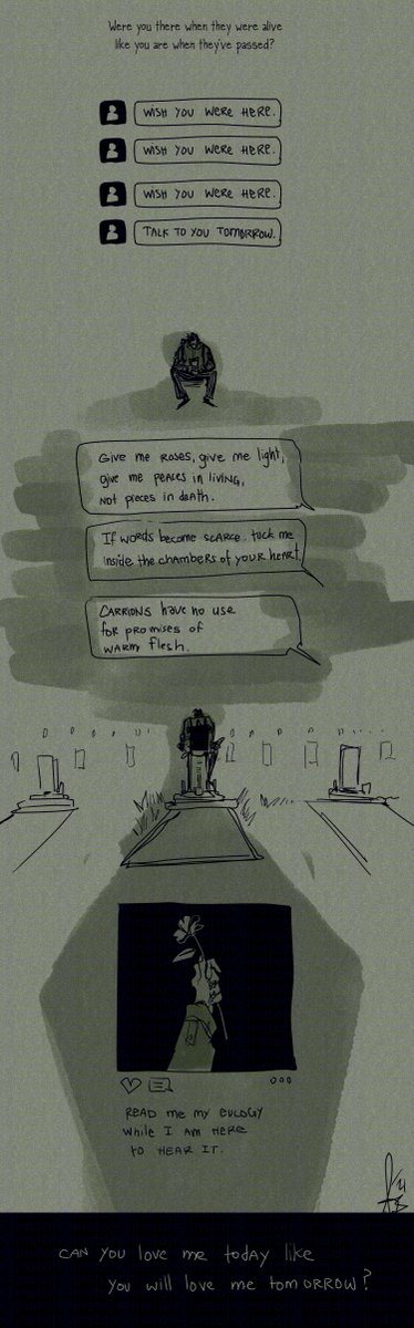 Graves on internet. 