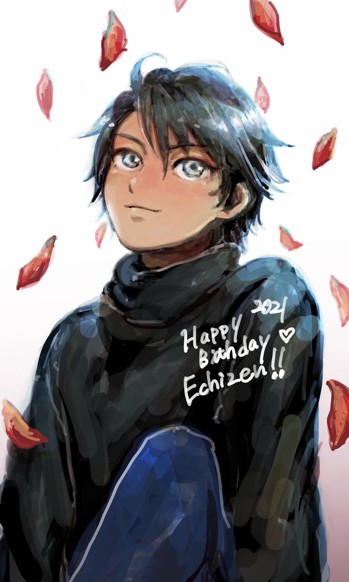 「越前くんお誕生日おめでとう😭 」|たかし三世🐨🎾🦘のイラスト