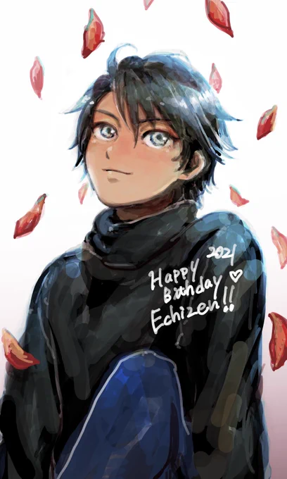 越前くんお誕生日おめでとう😭 