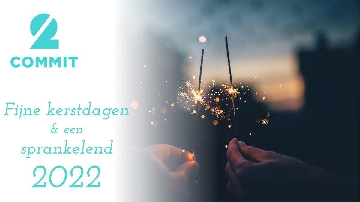 2_commit's tweet image. Het ganse 2commit team wenst jou fijne kerstdagen en een sprankelend 2022 🥂
We hebben in 2021 enkele hele leuke projecten kunnen realiseren en kijken ernaar uit er opnieuw in te vliegen in 2022! 👩🏽💻