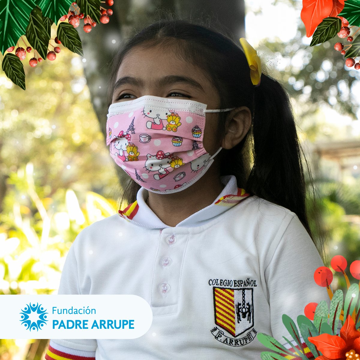ColPadreArrupe's tweet photo. Te deseamos que la magia de la Navidad lo inunde todo en tu corazón y te brinde amor y paz. ¡Gracias por confiar en nosotros para brindar educación y salud de calidad en Soyapango! Nuestro mayor deseo es continuar ayudando el próximo año y los venideros. https://t.co/iTHYvlDgNR