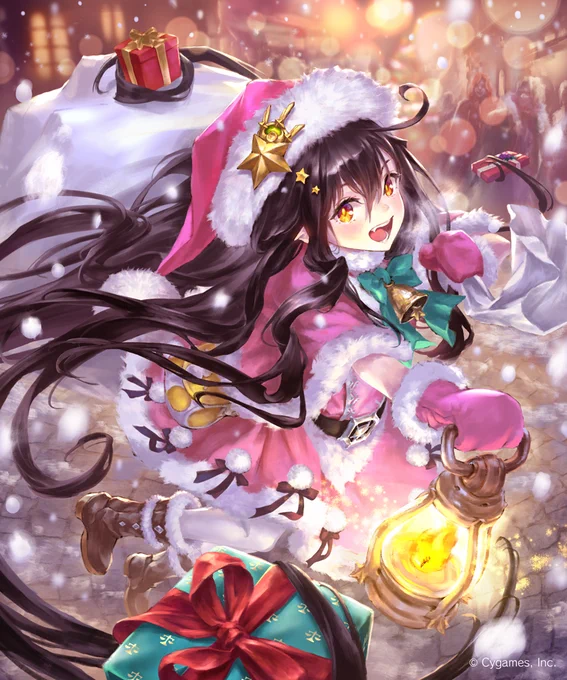 神撃のバハムートで描いたクリスマス・ナノ 