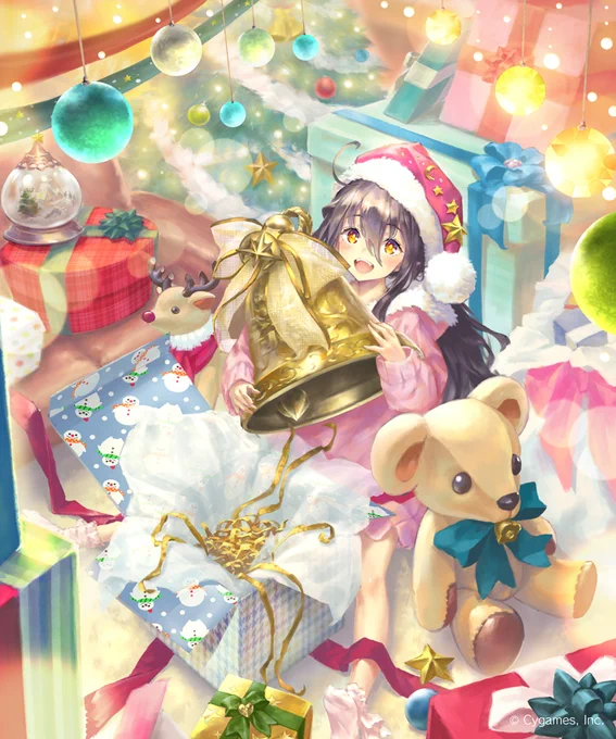 神撃のバハムートで描いたクリスマス・ナノ 