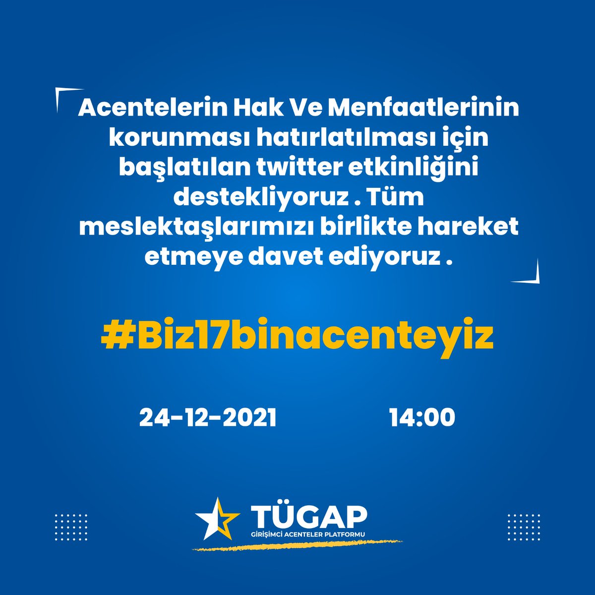 #Biz17binacenteyiz