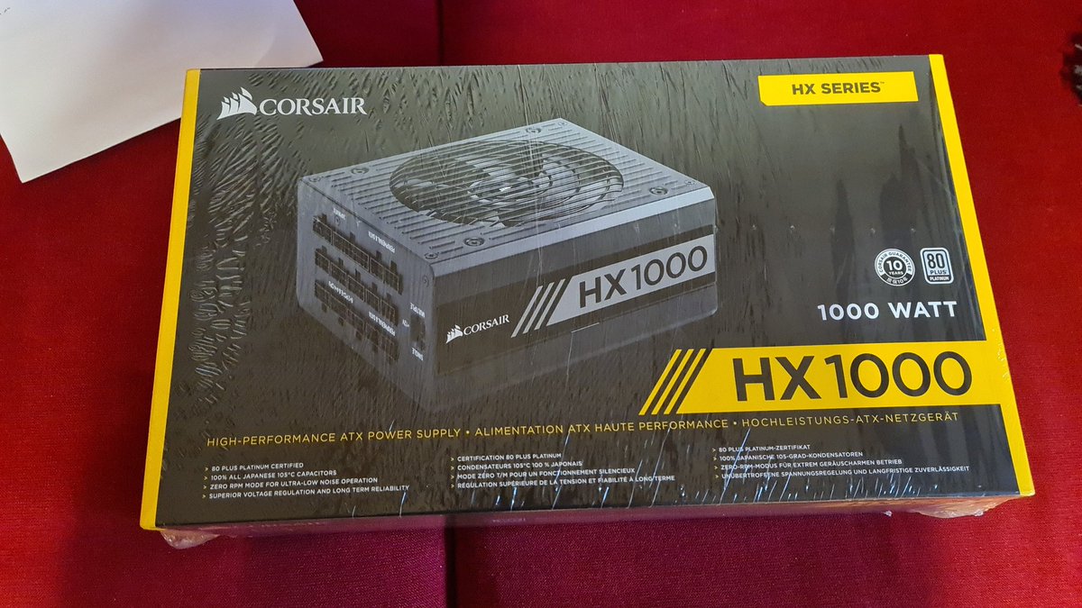 Ein weiterer Versuch die Probleme mit meinem Rechner zu beheben. Wenn das so weiter geht besteht mit Rechner nur noch aus #Corsair und #ASUS