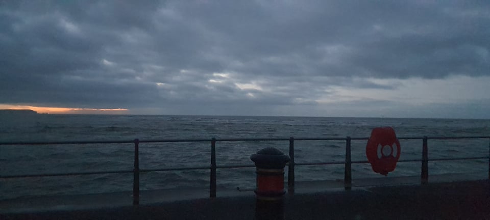 Second year running we went for a first light walk on the beach!