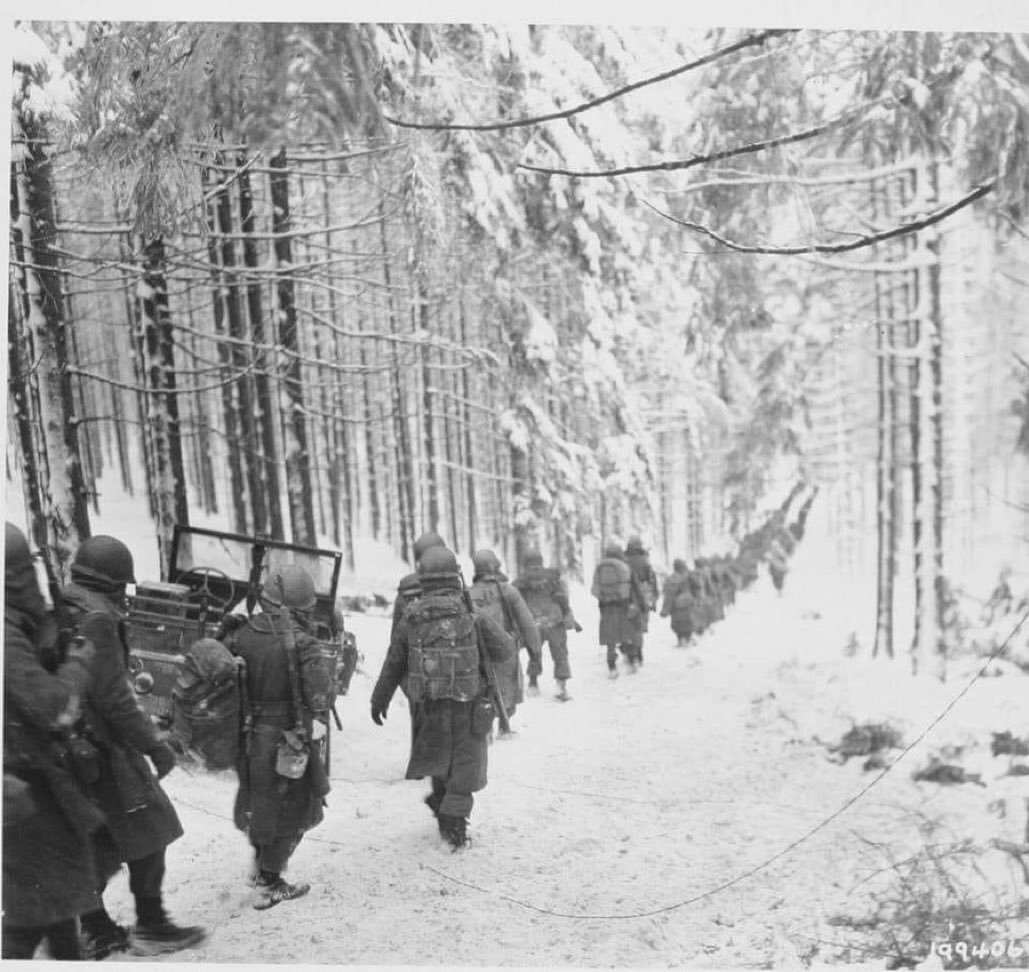 RT our soldiers who fought in Christmas 1944 so we could have Christmas in 2021