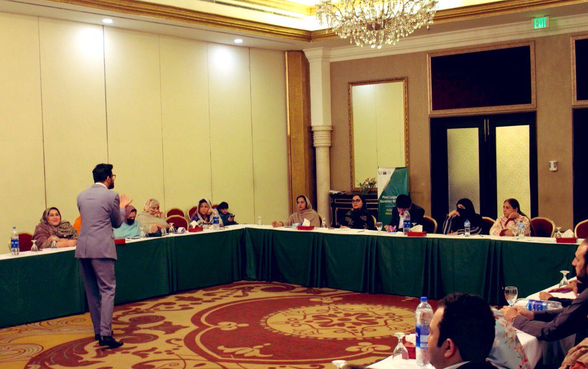 AnthroInsights's tweet photo. Additional Sec. NA @Shamoon_Hashmi gave a presentation on Building Consensus across Party Lines during Post Legislative Scrutiny workshop. #FempowerProgramme @NAofPakistan https://t.co/Z46Zn4sWoV