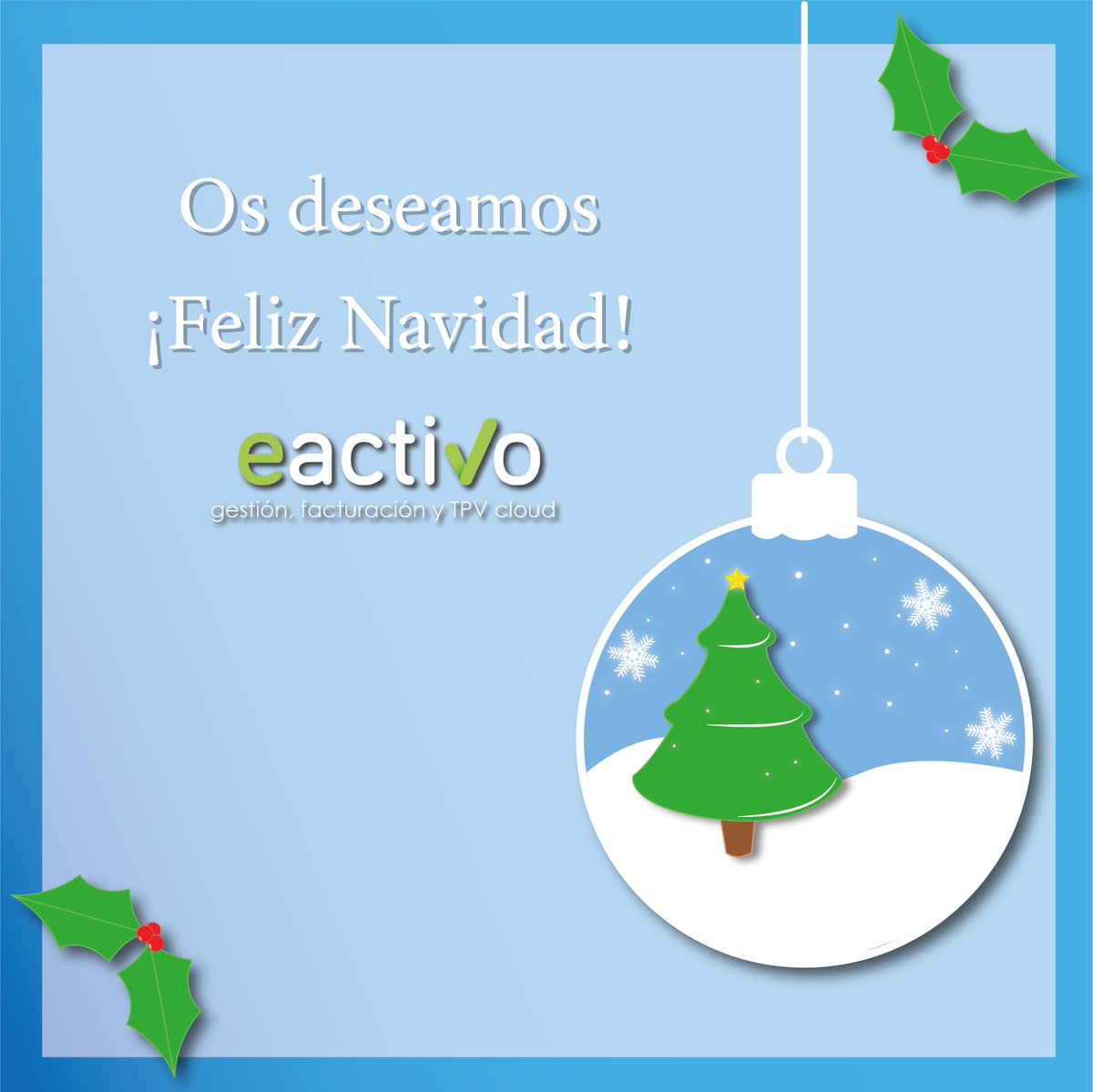 appeactivo's tweet photo. Desde #eactivo os deseamos una #FelizNoche de #NocheBuena y una #Feliznavidad 🎄🎁🎅
#navidad #navidad2021  #christmas #merrychristmas #love  #xmas #christmastree #regalos #santaclaus #papanoel #christmastime #diciembre #amor #familia #vacaciones #holiday https://t.co/U5TkbKVghD