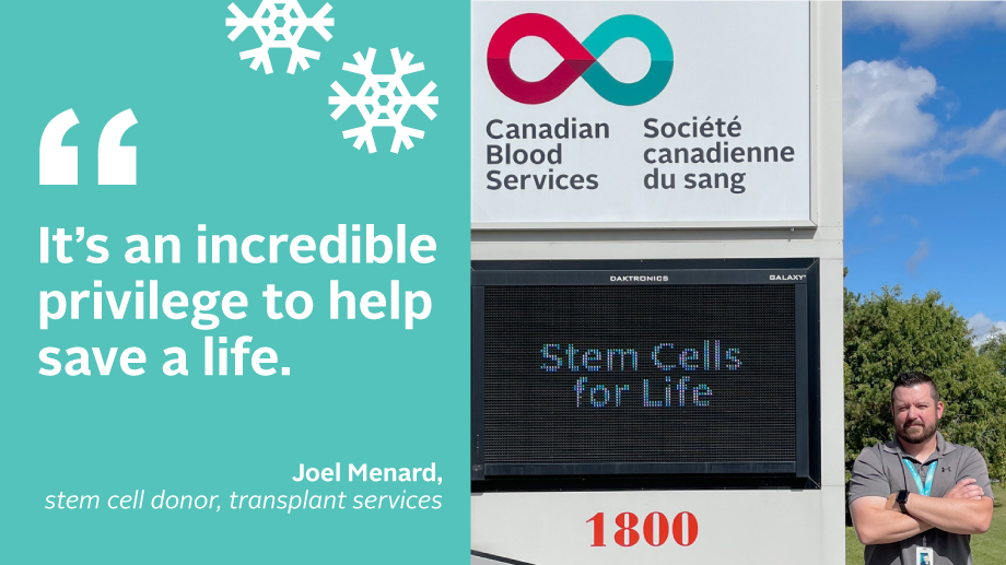 CanadasLifeline's tweet photo. Be a #BeAHero like Joel
Joel donated #stemcells six years ago, a feat he says felt like “winning an unexpected award.
Today, he works for the #stemcellregistry. Read his story & follow the link at the bottom to join: https://t.co/nNAkmIlp2m https://t.co/vgttYrO77g