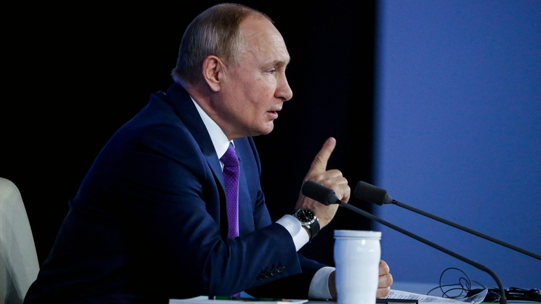 RT_InoTV's tweet photo. Мировые СМИ: эту конференцию Путина Запад ждал не меньше, чем Россия https://t.co/gPZ7iF8GbV https://t.co/Y22x86rBLM
