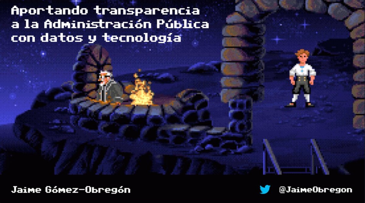 ¿Puede un solo informático cambiar las cosas?

Aquí tenéis un regalo de Navidad por adelantado: la charla de <a href="/JaimeObregon/">Jaime Gómez-Obregón</a> en la #tarugo21: «Aportando transparencia a la Administración Pública mediante la Informática»
tarugoconf.com/blog/tarugo-21…