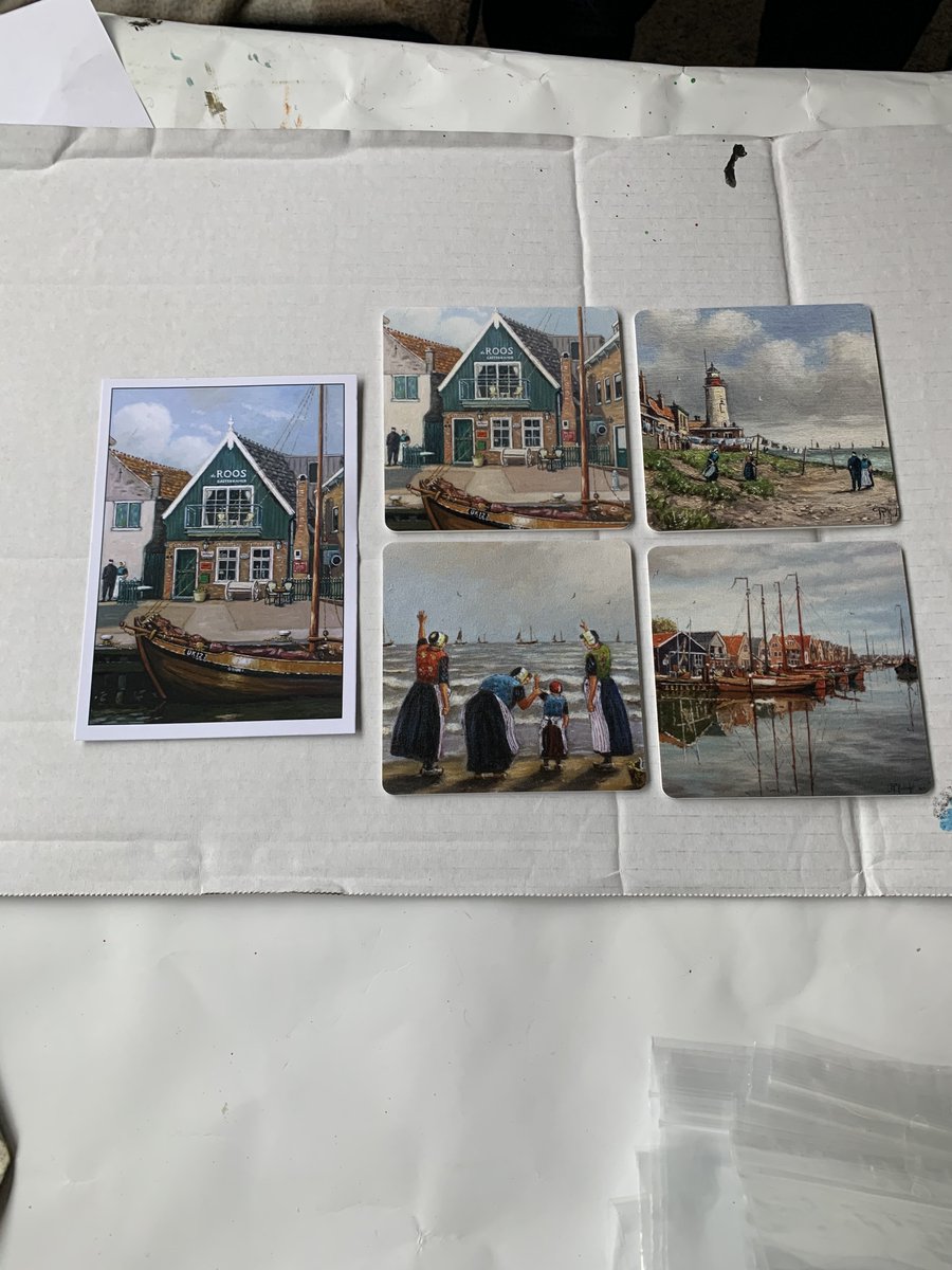 We hebben onderzetters en kaarten bij Kunstschilder Roelof Koelewijn in #Bunschoten opgehaald. 

Naar #urk? Reserveren kan bij benbderoos.nl

Tel: 06-20121375
E-mail: info@benbderoos.nl

Alvast bedankt,

Alberdina Hakvoort