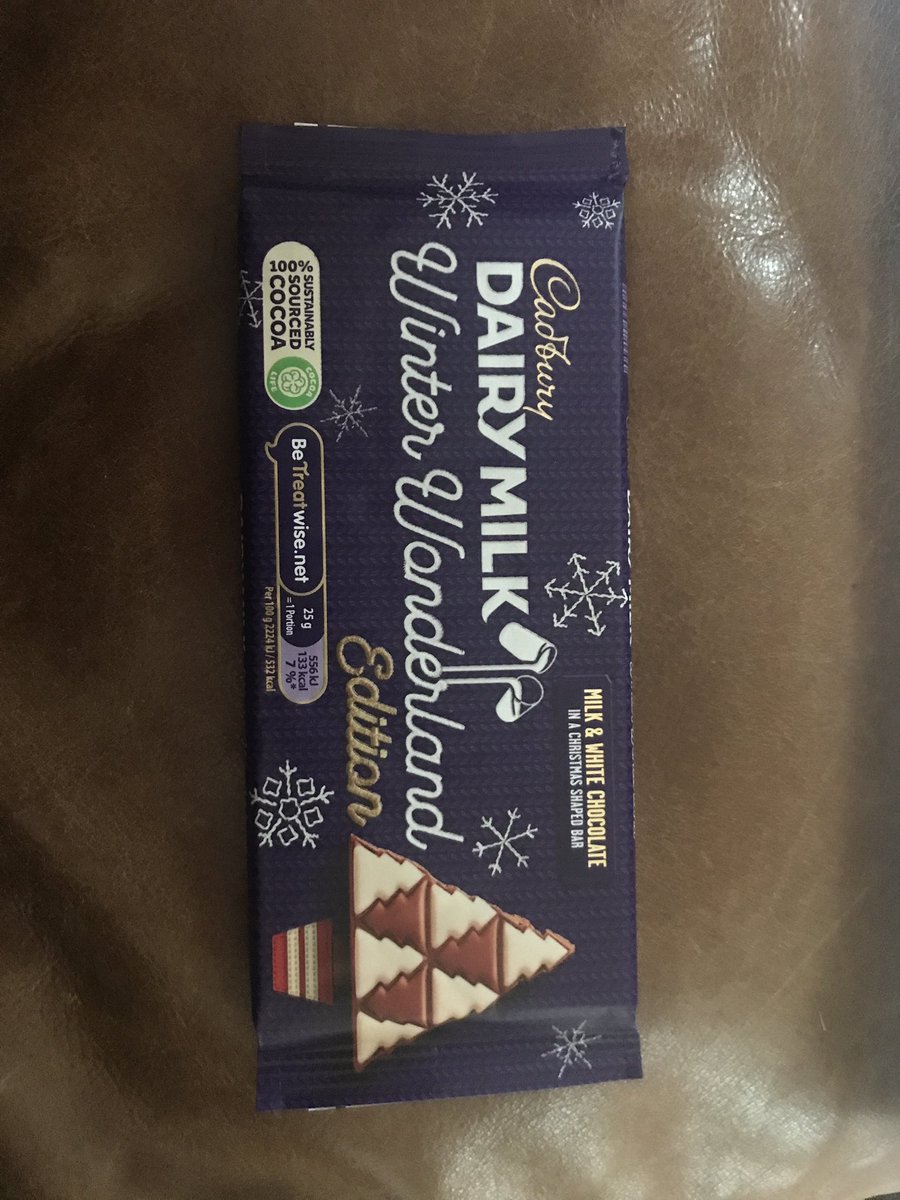 Thank you Secret Santa. Wishing everyone a Merry Christmas #cadburysecretsanta #thetrusseltrust