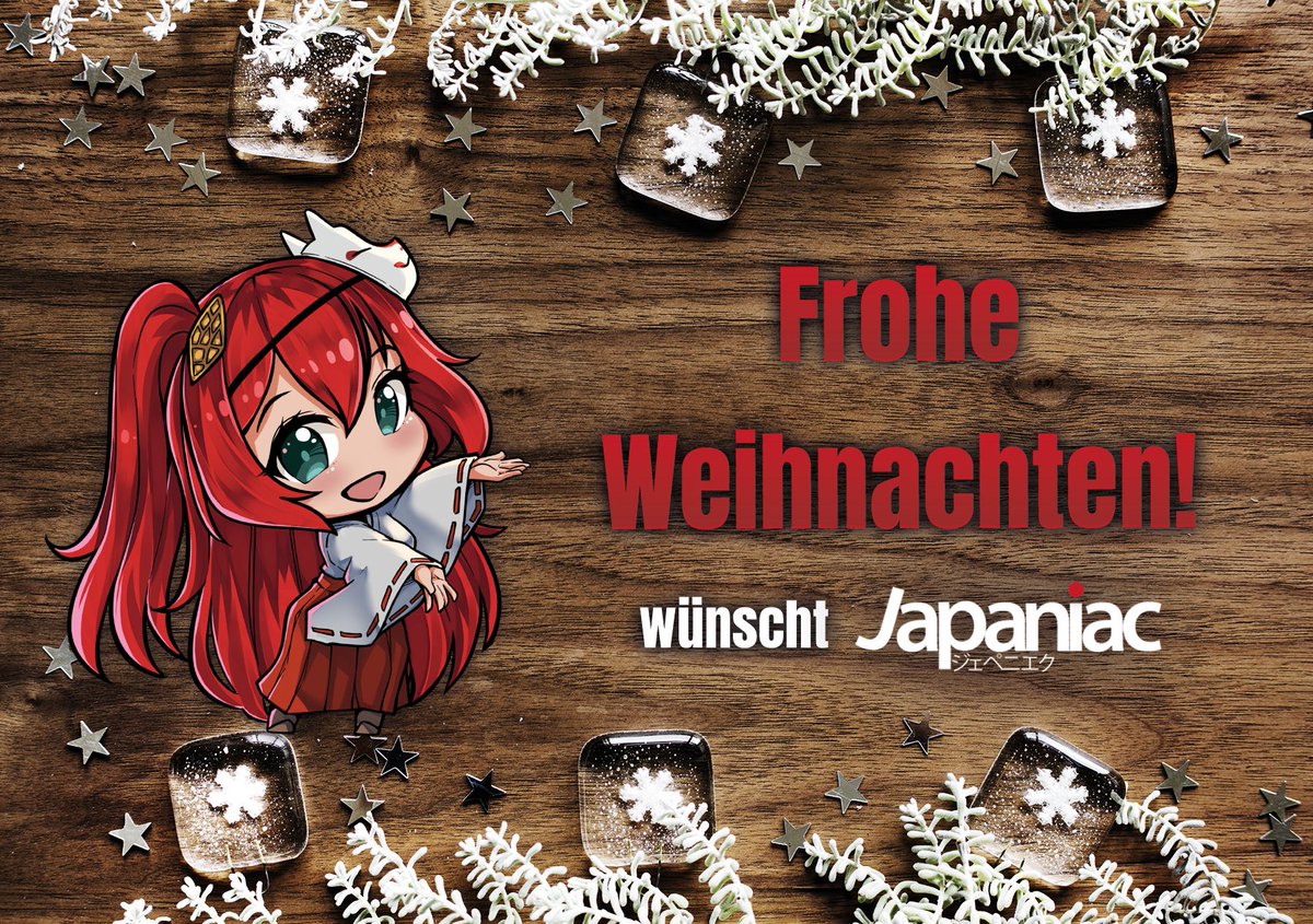 Das Japaniac-Team wünscht Euch frohe Weihnachten und eine besinnliche Zeit! japaniac.de/frohe-weihnach…